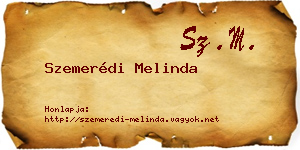 Szemerédi Melinda névjegykártya